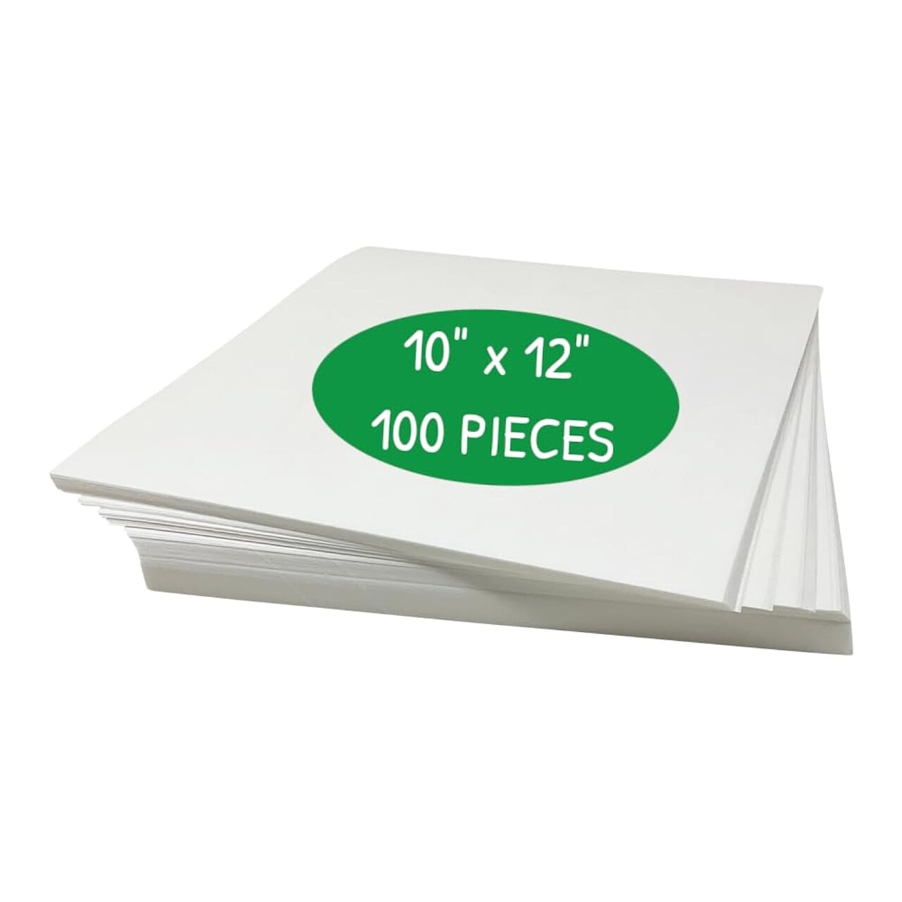 Cut Away Embroidery Stabilizer 10" x 12" – 2.5 Ounce Cutaway for Machine Embroidery 100 Pieces Fits 5x7 Hoops